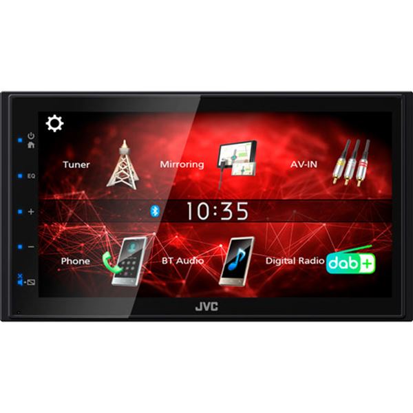 Sistema multimédia JVC kw-m27dbt dab+