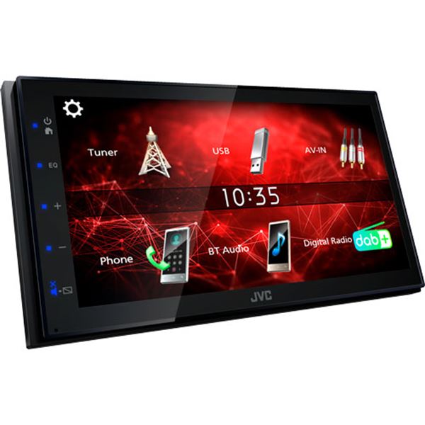 Sistema multimédia JVC kw-m27dbt dab+