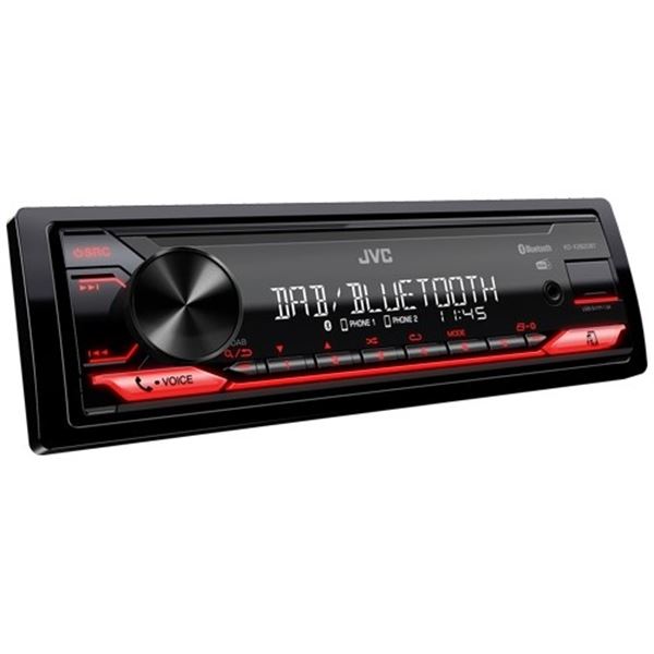 Sistema multimédia estéreo para automóvel JVC Kd-X282Bt Dab+