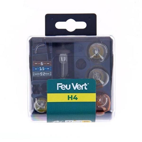 Conjunto de lâmpadas Feu Vert h4