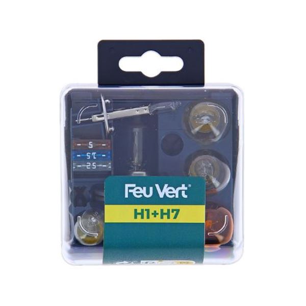 Conjunto de lâmpadas h1 + h7 Feu Vert