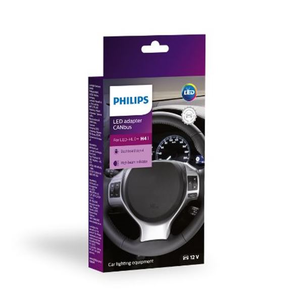 Adaptador de leds Philips canbus h4 (2pcs)