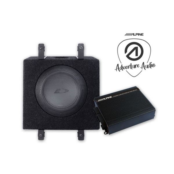 Sistema de amplificador e subwoofer spc-w84as907-r Alpine para Mercedes Benz Sprinter
