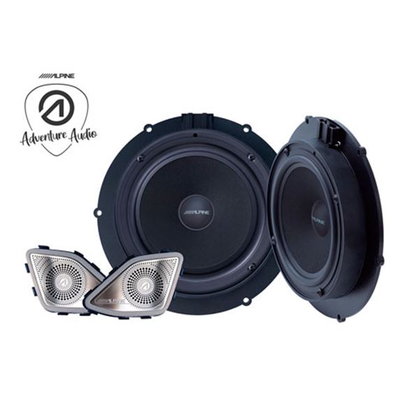 Colunas de 16,5 cm spc-106t6 Alpine para Volkswagen t6