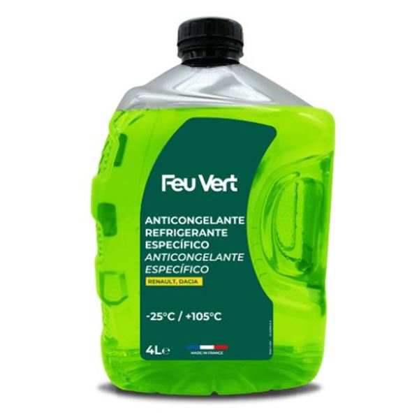 Anticongelante Refrigerante Feu Vert -25ºc Renault 4l