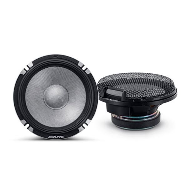 Colunas para automóvel de 3 vias Alpine pro r2-s653