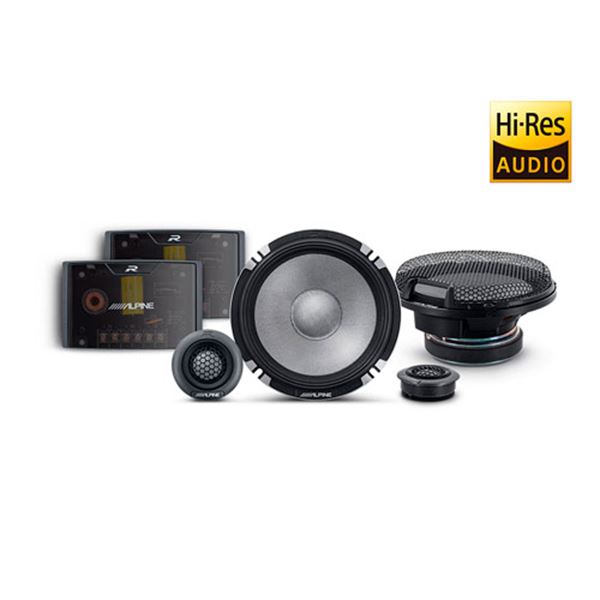 Colunas para automóvel de 2 vias Alpine pro r2-s652