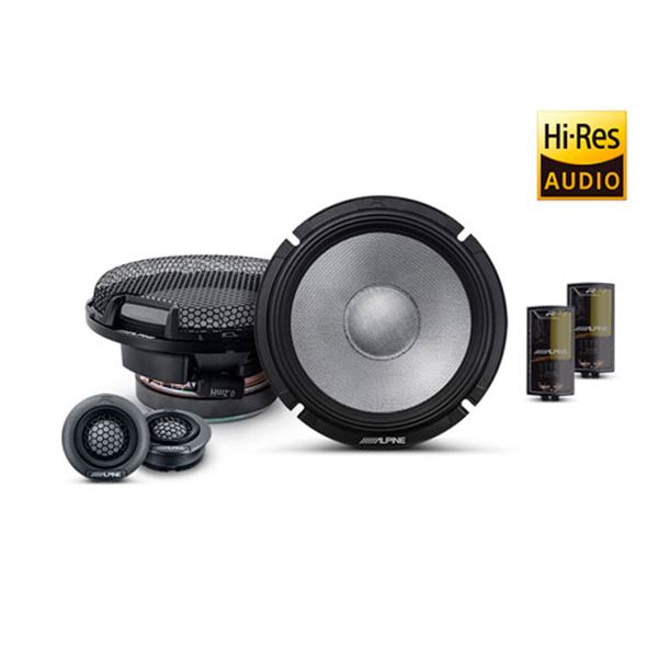 Alpine pro r2-s65c Colunas de 2 vias para automóvel