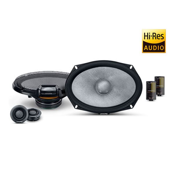 Alpine r2-s69c Colunas de 2 vias para automóvel