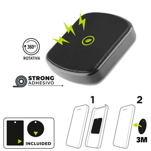 Muvit Suporte magnético universal para tablier de smartphones