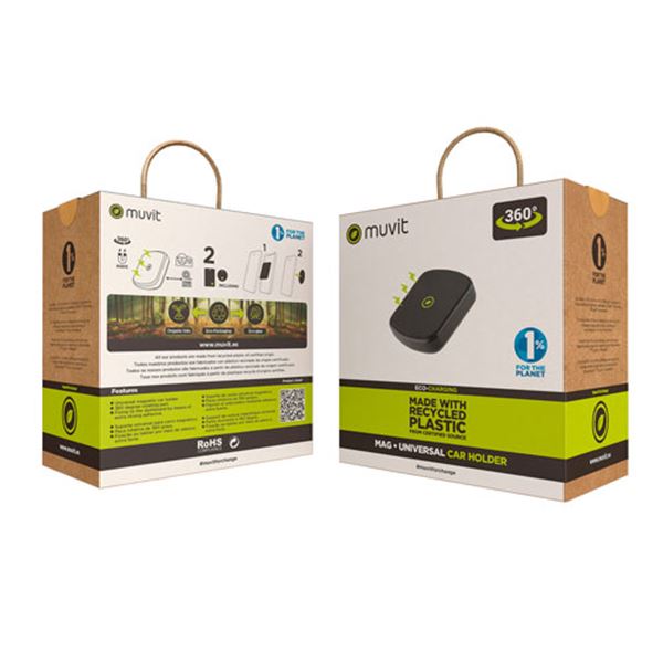Muvit Suporte magnético universal para tablier de smartphones