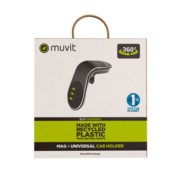 Suporte magnético universal para smartphone Muvit para saída de ar