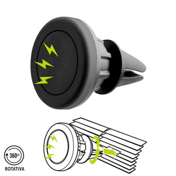 Suporte magnético universal para smartphone Muvit 360° para ventilação