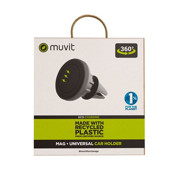 Suporte magnético universal para smartphone Muvit 360° para ventilação