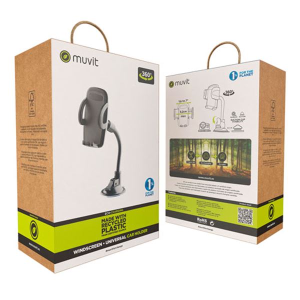 Suporte universal para smartphone com ventosa Muvit