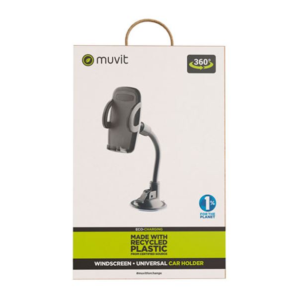 Suporte universal para smartphone com ventosa Muvit