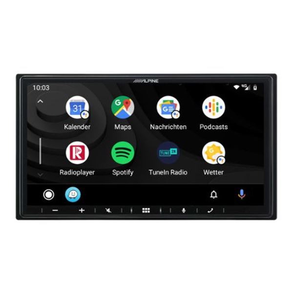 Sistema multimédia Alpine ilx-w690d 7'' aa-cp com chassis estreito