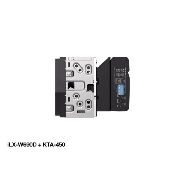 Sistema multimédia Alpine ilx-w690d 7'' aa-cp com chassis estreito