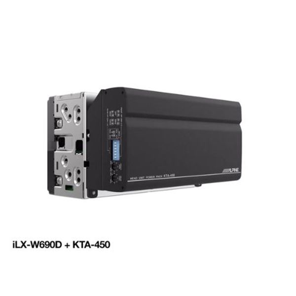 Sistema multimédia Alpine ilx-w690d 7'' aa-cp com chassis estreito