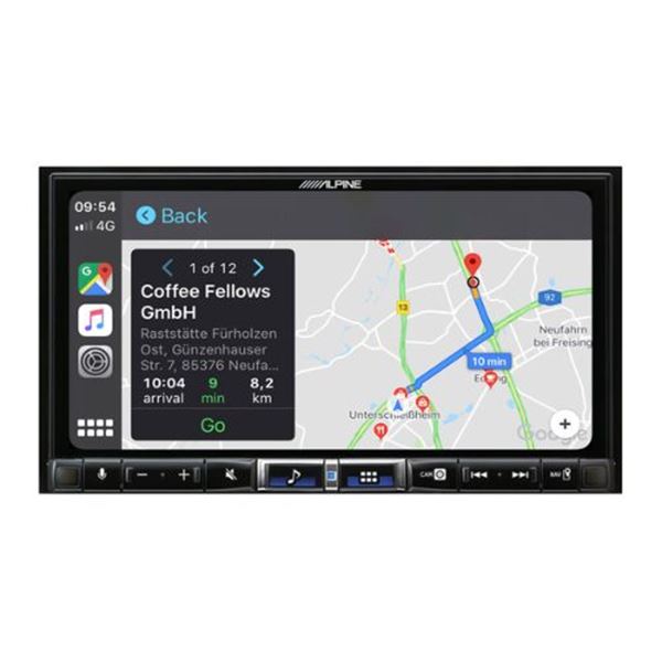 Sistema multimédia Alpine ilx-705d 7'' aa-cp com chassis Slim