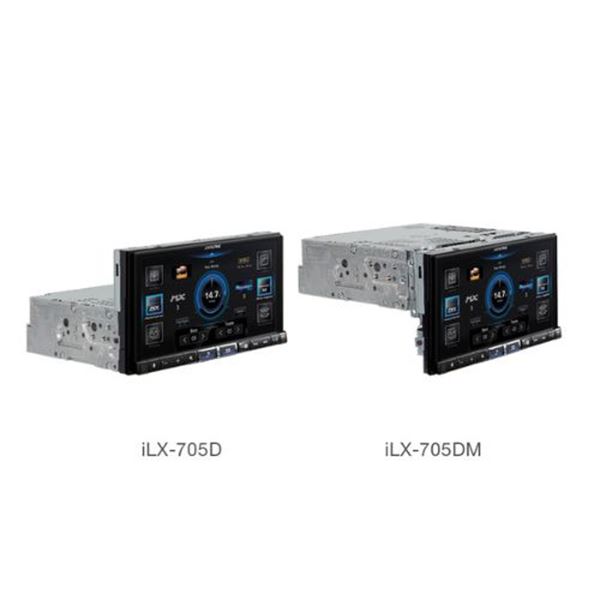 Sistema multimédia Alpine ilx-705d 7'' aa-cp com chassis Slim