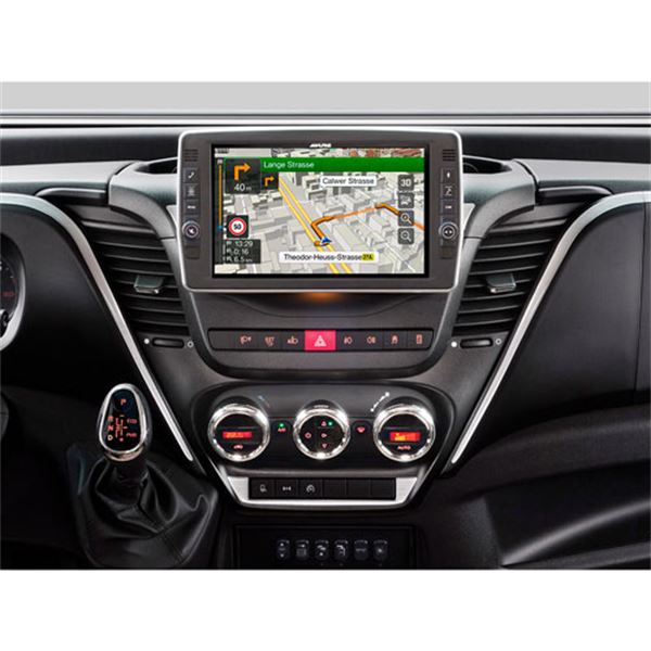 Sistema de navegação com ecrã flutuante Alpine de 9" x903d-id para Iveco daily