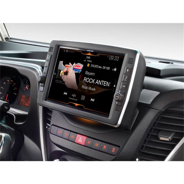 Sistema de navegação com ecrã flutuante Alpine de 9" x903d-id para Iveco daily