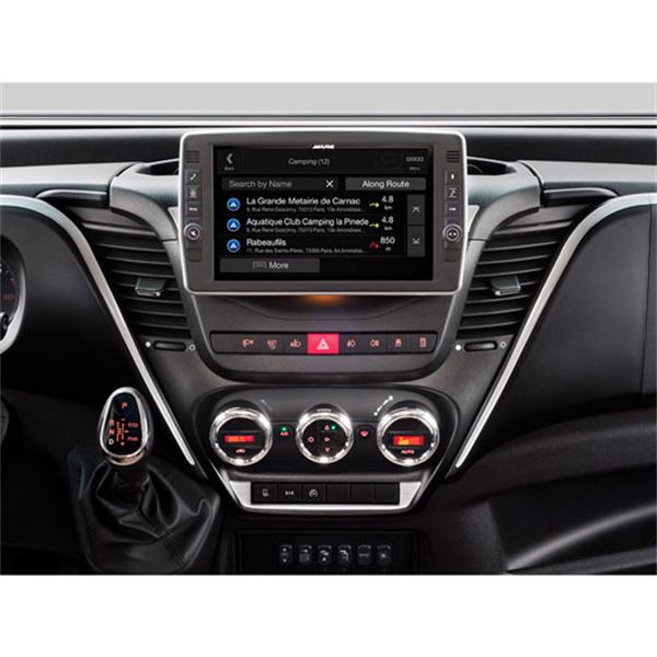 Sistema de navegação com ecrã flutuante Alpine de 9" x903d-id para Iveco daily
