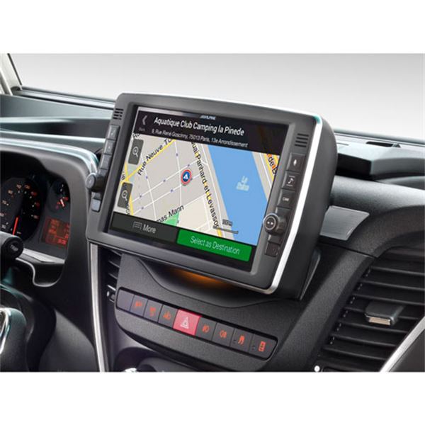 Sistema de navegação com ecrã flutuante Alpine de 9" x903d-id para Iveco daily