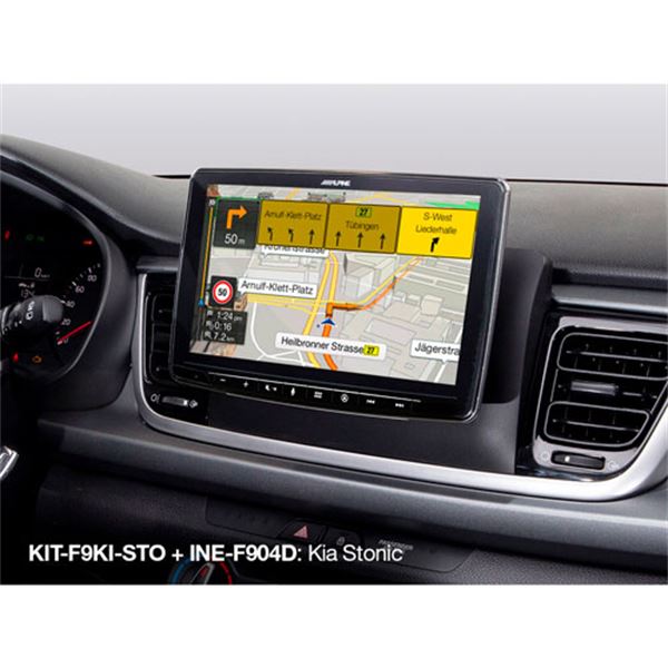 Kit de instalação do ecrã Alpine 9''-f9ki-sto kit-f9ki-sto para Kia stonic