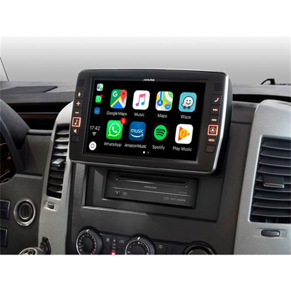 Sistema de navegação Alpine x903d-s906 com ecrã de 9" para Mercedes sprinter