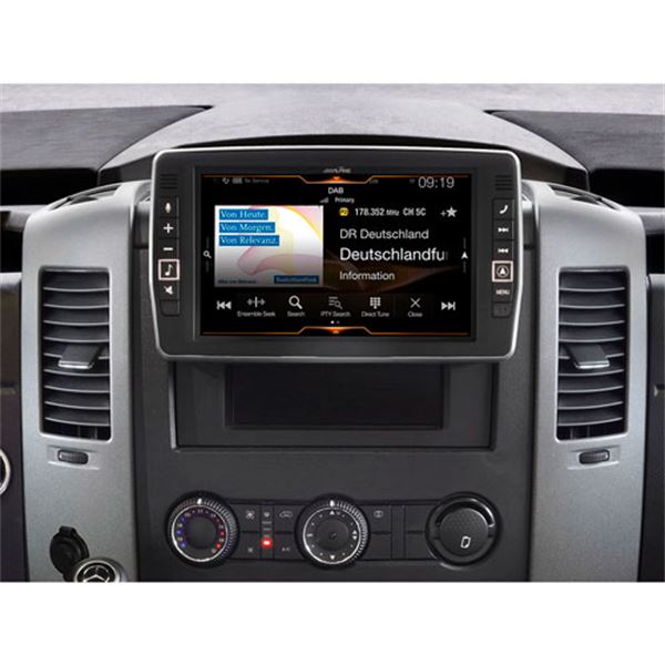 Sistema de navegação Alpine x903d-s906 com ecrã de 9" para Mercedes sprinter