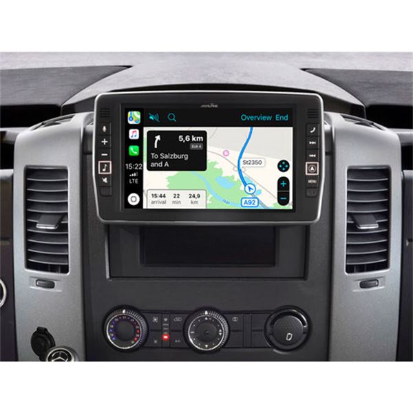 Sistema de navegação Alpine x903d-s906 com ecrã de 9" para Mercedes sprinter