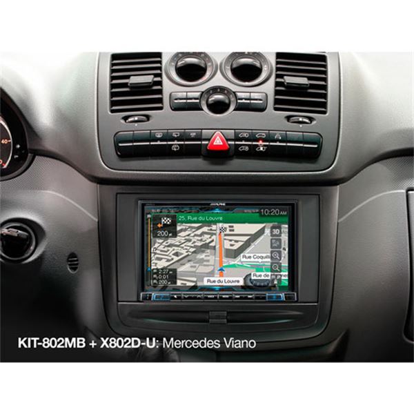 Kit de instalação do ecrã de 8'' Alpine-802mb kit-802mb para Mercedes