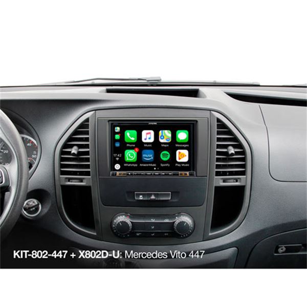 Kit de instalação do ecrã de 8'' kit-802-447 Alpine para Mercedes Vito