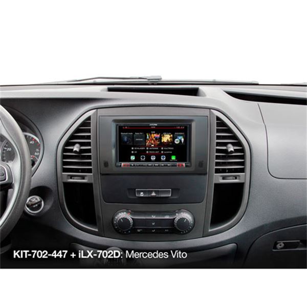 Kit de instalação do ecrã Alpine de 7'' para Mercedes Vito