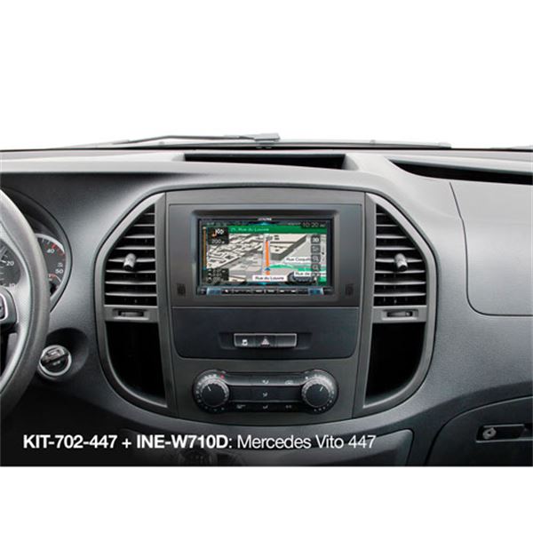 Kit de instalação do ecrã Alpine de 7'' para Mercedes Vito
