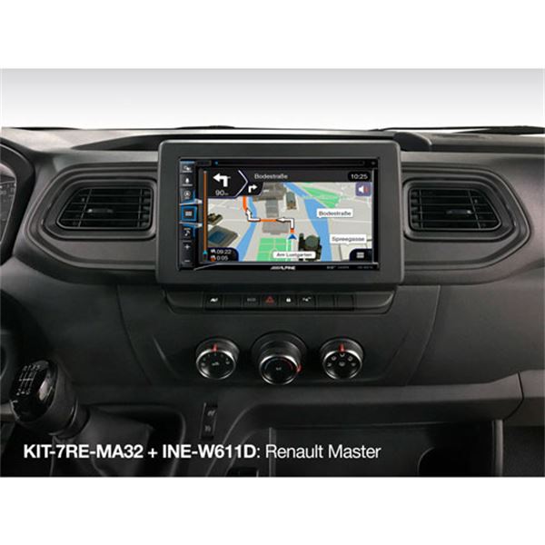 Kit de instalação do ecrã Alpine kit-7re-ma32 para Renault Opel e Nissan