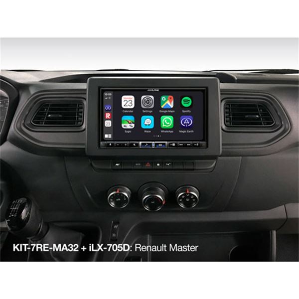 Kit de instalação do ecrã Alpine kit-7re-ma32 para Renault Opel e Nissan
