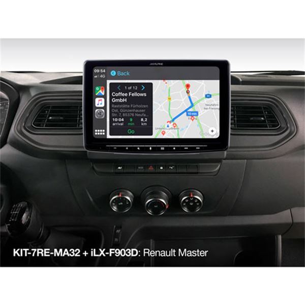 Kit de instalação do ecrã Alpine kit-7re-ma32 para Renault Opel e Nissan