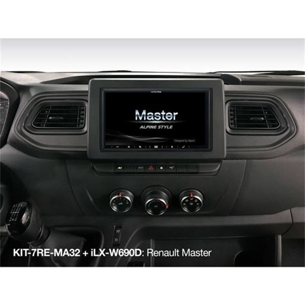 Kit de instalação do ecrã Alpine kit-7re-ma32 para Renault Opel e Nissan