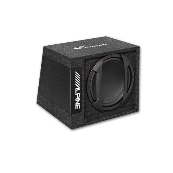 Subwoofer para automóvel Alpine 12'' amplificado em caixa de 12'' swd-355