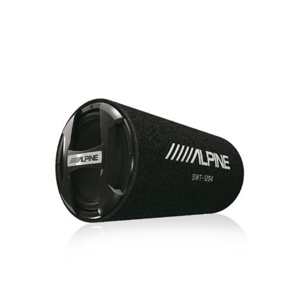 Subwoofer para automóvel com tubo de reflexão de graves de 12" da Alpine swt-12s4