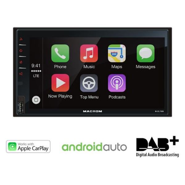 Sistema multimédia 6.8″ macrom dl7000d