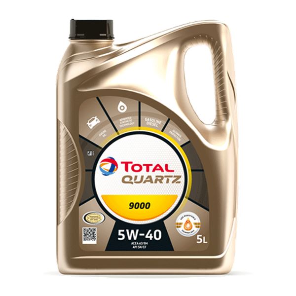 Óleo 5W40 Total Quartz 9000 Acea A3/B4 5L