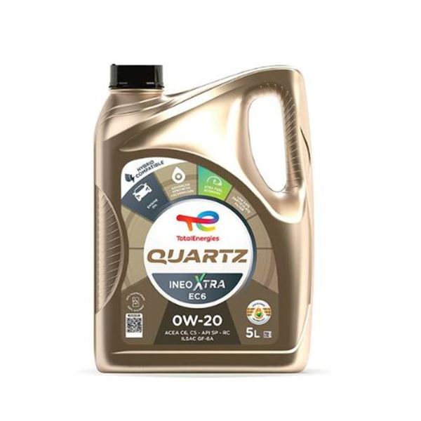 Lubrificante Quartz Ineo Xtra EC6 0W-20 - 5L