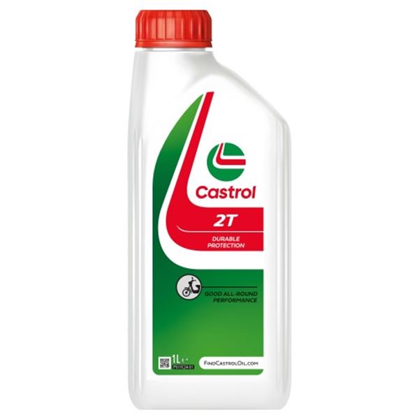 Óleo para motociclos Castrol 2t proteção longa vida 1l