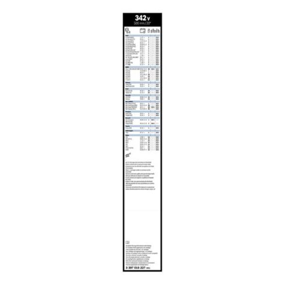 1 Escova Bosch 342v clear origine