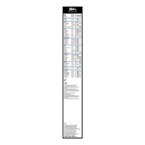 1 Escova Bosch 384v clear origine