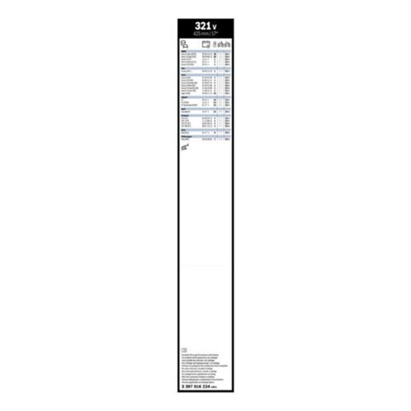 1 Escova Bosch 321v clear origine